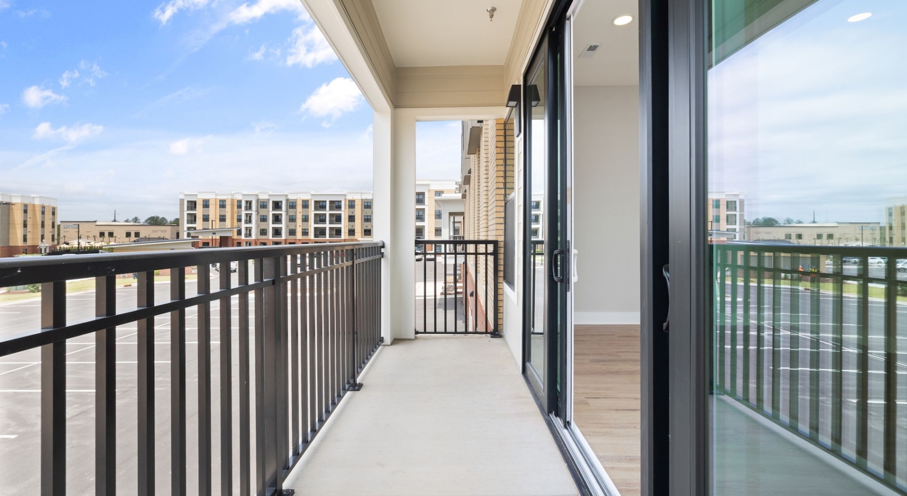 Spacious patio